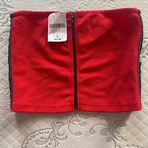 Crop top with zipper